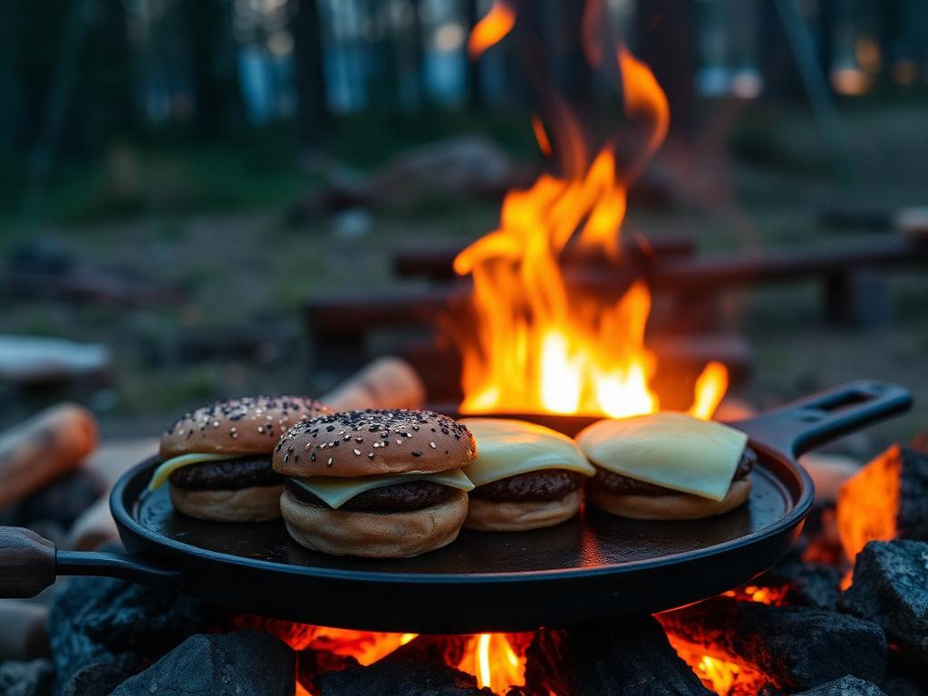 Campfire Burgers